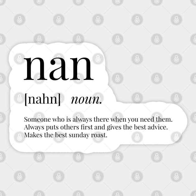 What does nan outlet mean